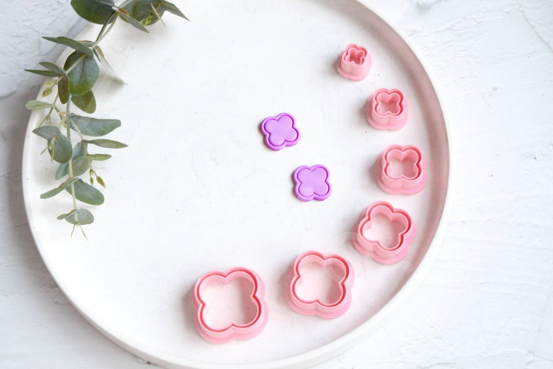 Scalloped Flower Polymer Clay Cutter: Earring & Cookie Mold