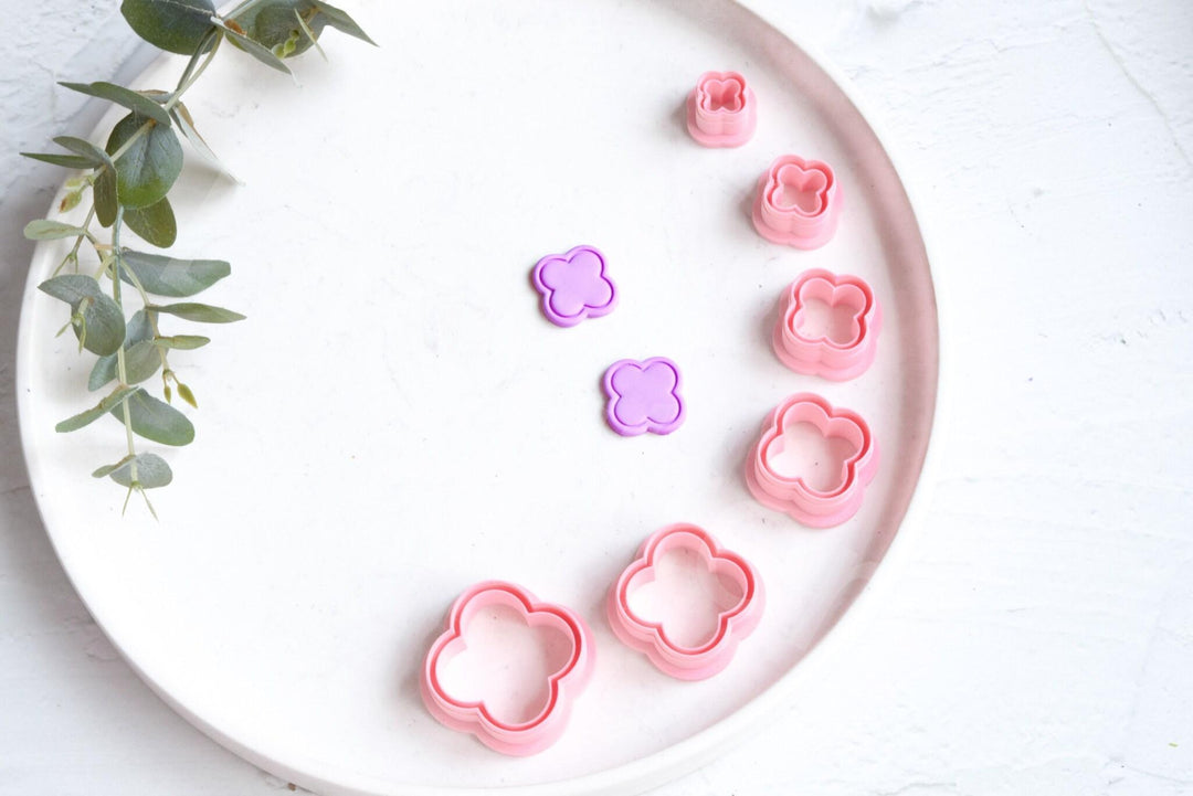 Scalloped Flower Polymer Clay Cutter: Earring & Cookie Mold