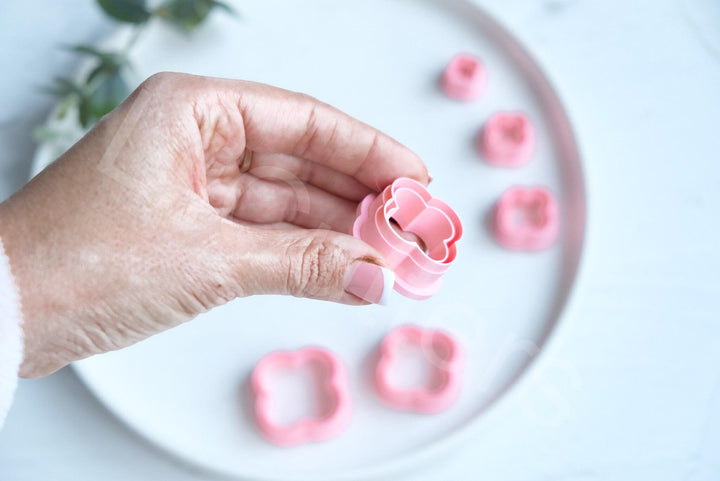 Scalloped Flower Polymer Clay Cutter: Earring & Cookie Mold
