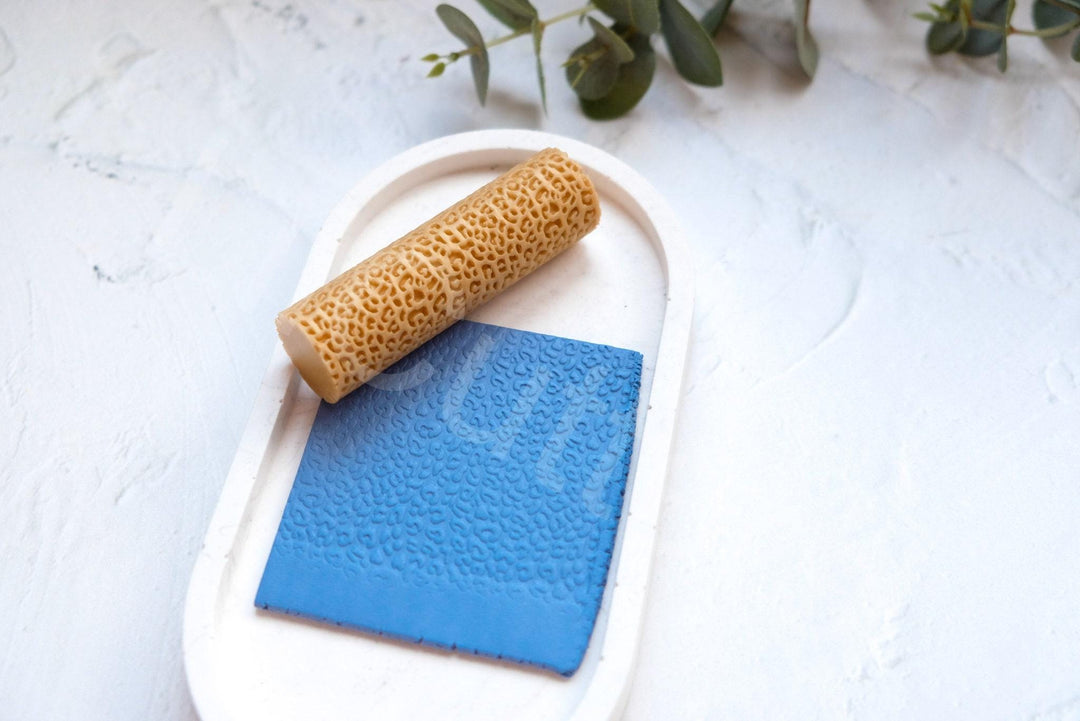 Animal Print Clay Texture Roller: Polymer Clay Tool