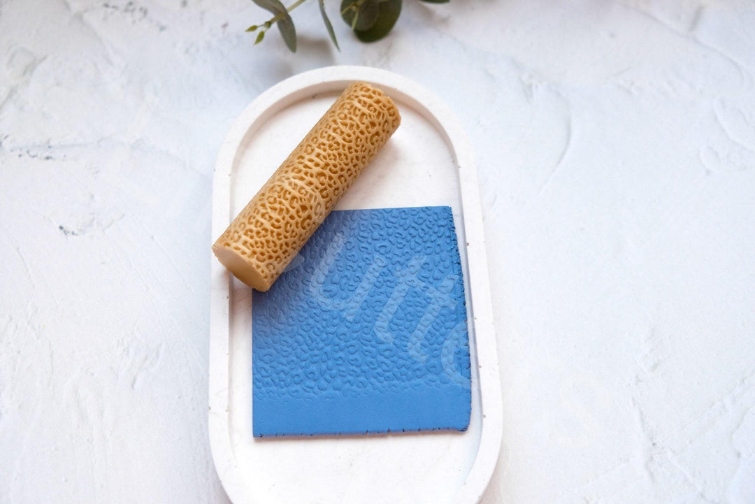 Animal Print Clay Texture Roller: Polymer Clay Tool