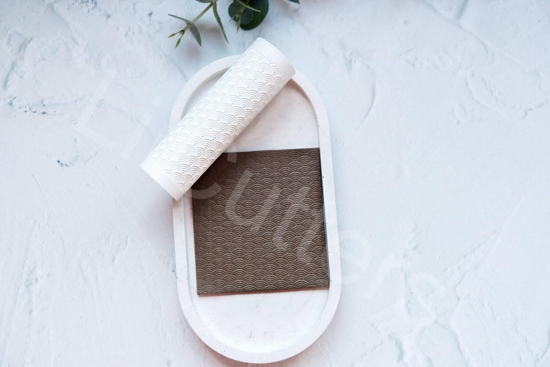 Seamless Clay Texture Roller: Polymer Clay Pattern, Earring Tool