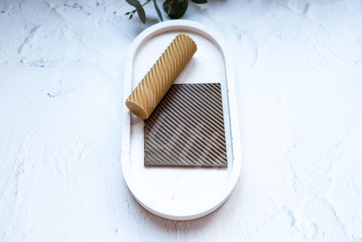 Stripes Clay Texture Roller: Polymer Clay Tool