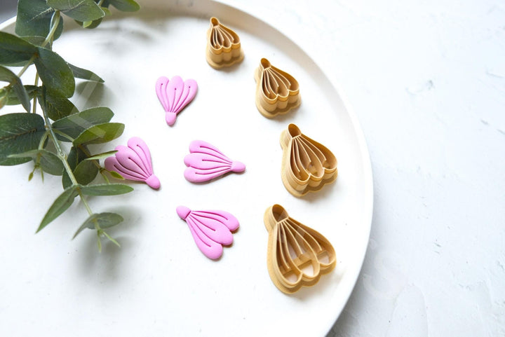 Snowdrop Flower Clay Cutter Set: Polymer Earring Cutters