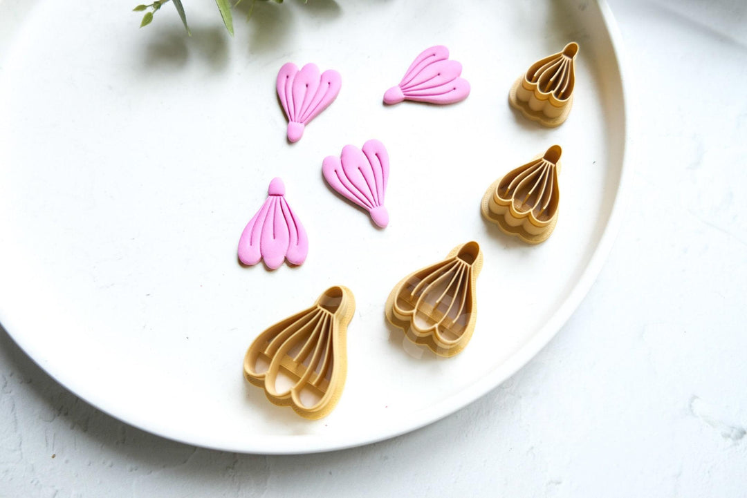 Snowdrop Flower Clay Cutter Set: Polymer Earring Cutters