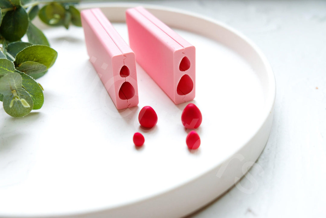 Strawberry Bead Roller for Polymer Clay – Fruit Bead Maker Tool, Clay Earring Bead Roller Mold