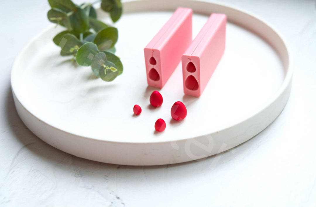 Strawberry Bead Roller for Polymer Clay – Fruit Bead Maker Tool, Clay Earring Bead Roller Mold