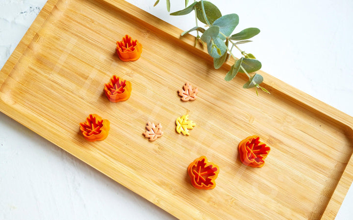 Maple Leaf Polymer Clay Cutter: Autumn Earring Tool (16-20mm)