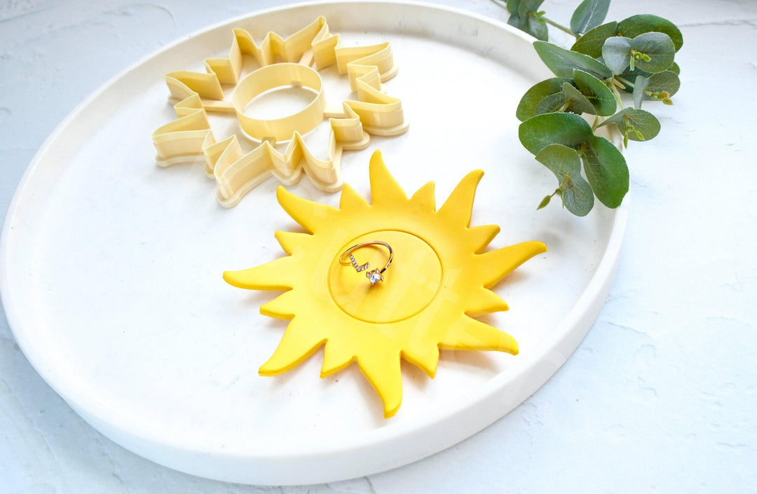 Sun Trinket Dish Polymer Clay Cutter: Summer Theme