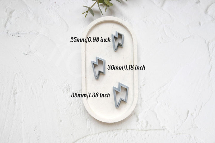 Lightning Bolt Clay Cutter: Summer Earring Making Tool