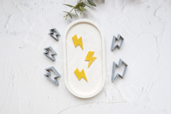 Lightning Bolt Clay Cutter: Summer Earring Making Tool