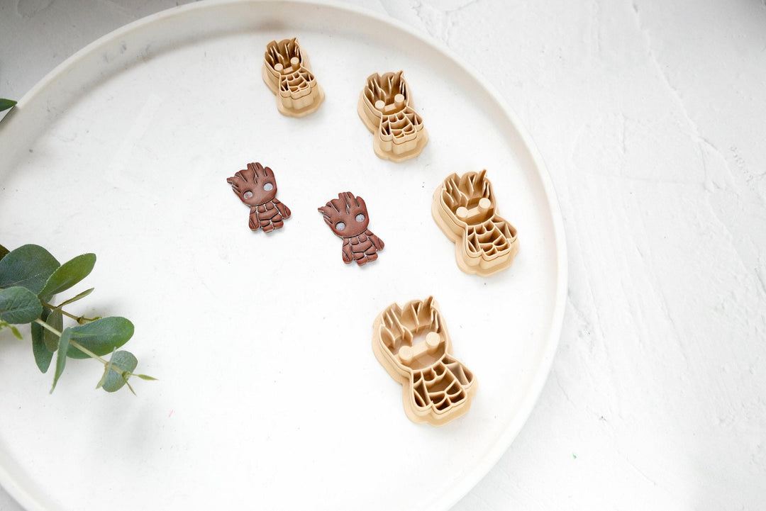 Baby Groot Clay Cutter: Guardians of the Galaxy Earring Tool