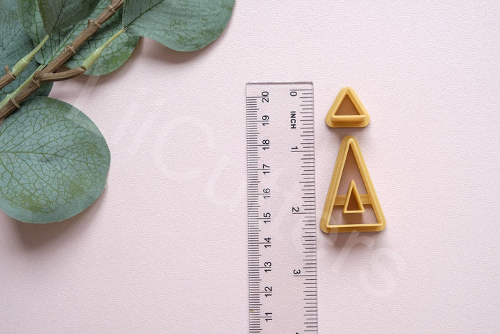 3D Printed Triangle Cutter: Clay Earring, Biscuit, Geometric Shapes