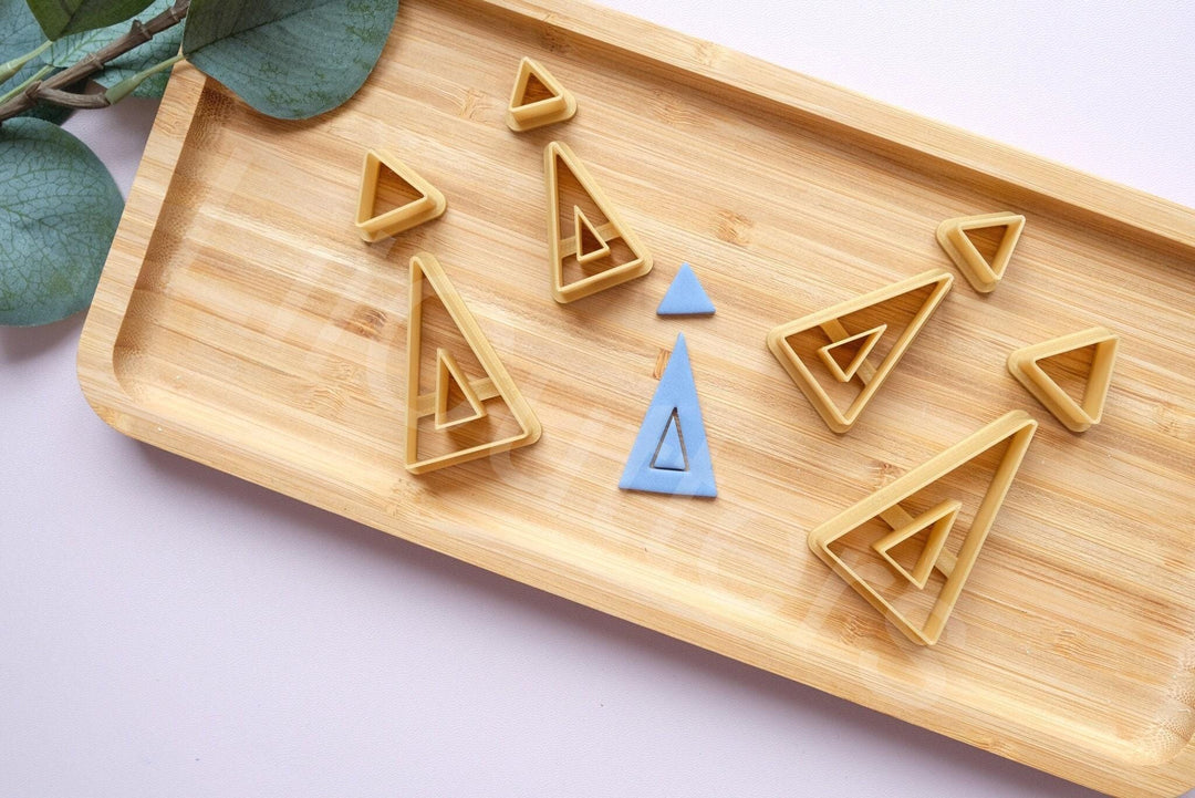 3D Printed Triangle Cutter: Clay Earring, Biscuit, Geometric Shapes
