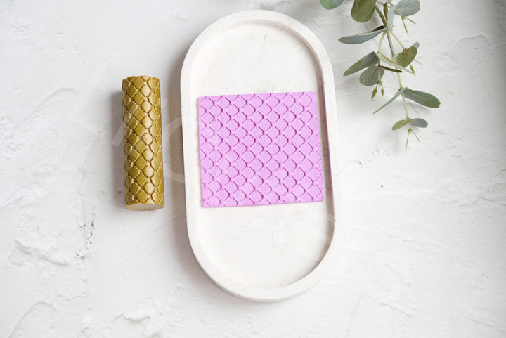 Heart Texture Roller for Polymer Clay: Valentine's Day Embossing