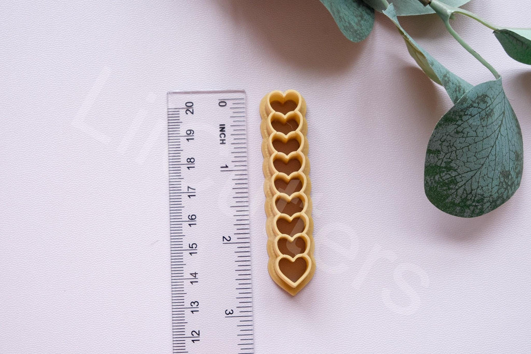 Valentine Heart Hoop Cutter Set: Polymer Clay & Cookie Cutters