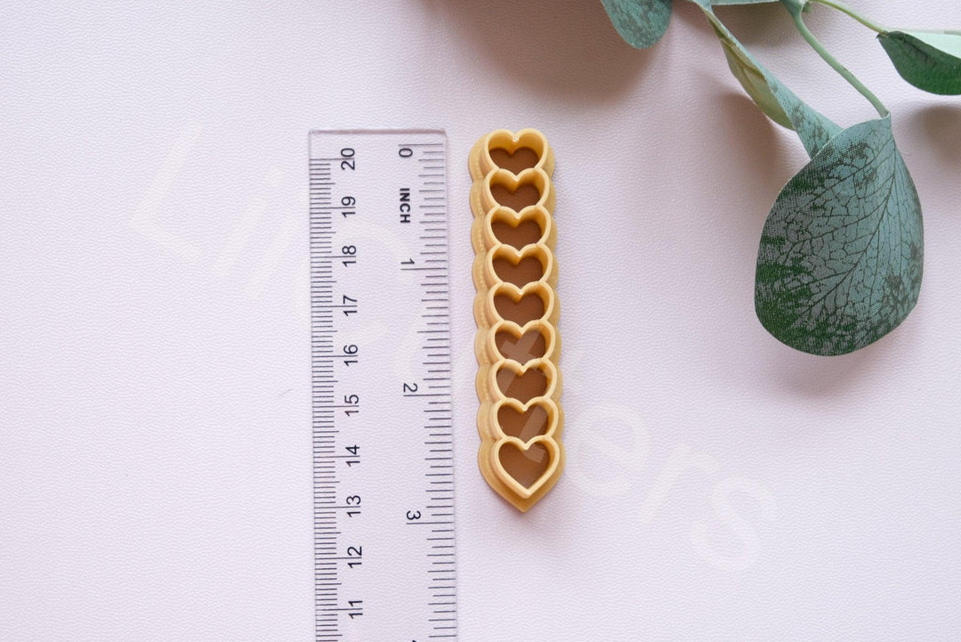 Valentine Heart Hoop Cutter Set: Polymer Clay & Cookie Cutters