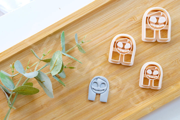 Zombie Girl Polymer Clay Cutter: Halloween Earring Making Tool