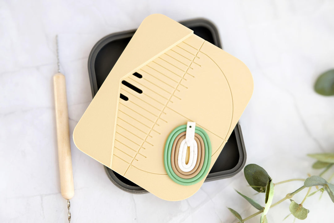 Polymer Clay Earring Drill Guide: Jewelry Making Tool, Drill guide with measurement, Drill guide Board tool, Drill stand