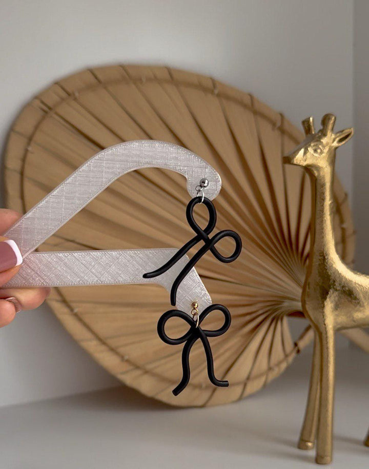 Bow Clay Cutter for Polymer Clay | Earring Making Tool | Bow Shape Jewelry Supplies | Polymer Clay Earring Guide | Clay Tools for Jewelry