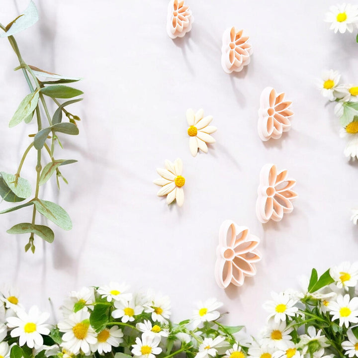 Daisy Flower Clay Cutter: 3D Printed Polymer Clay Tool