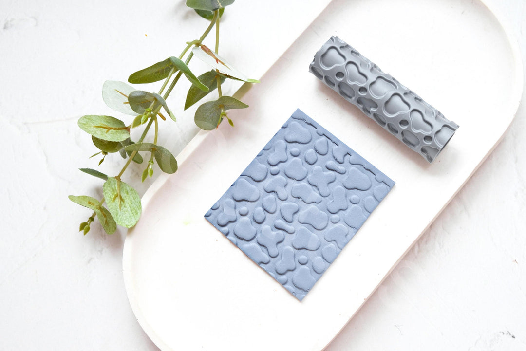 Animal Print Polymer Clay Roller: Seamless Texture Tool