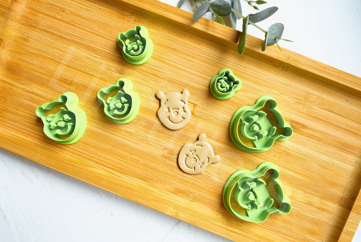 Bear Polymer Clay Cutter | Animal Earring Cutter for Polymer Clay Jewelry | Clay Earring Making Tool for Crafts