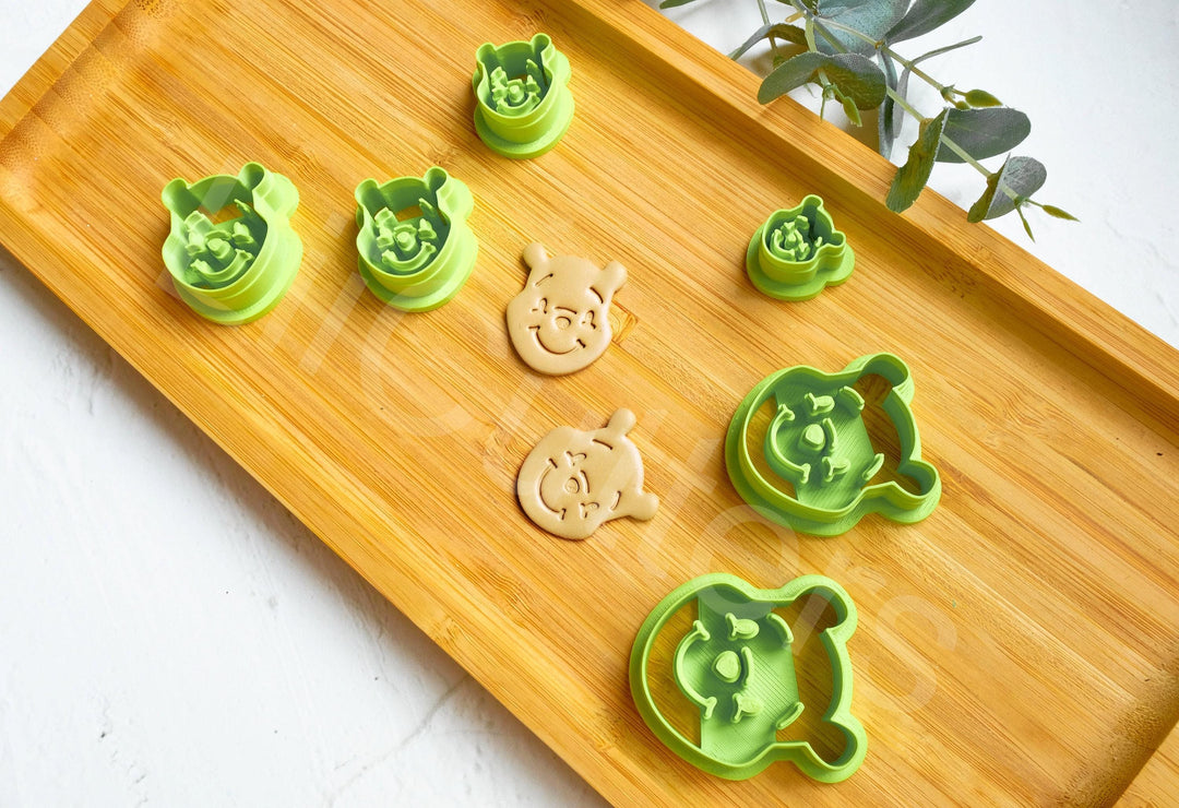 Bear Polymer Clay Cutter | Animal Earring Cutter for Polymer Clay Jewelry | Clay Earring Making Tool for Crafts