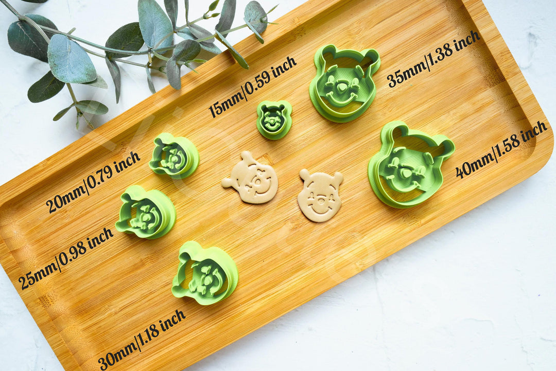 Bear Polymer Clay Cutter | Animal Earring Cutter for Polymer Clay Jewelry | Clay Earring Making Tool for Crafts