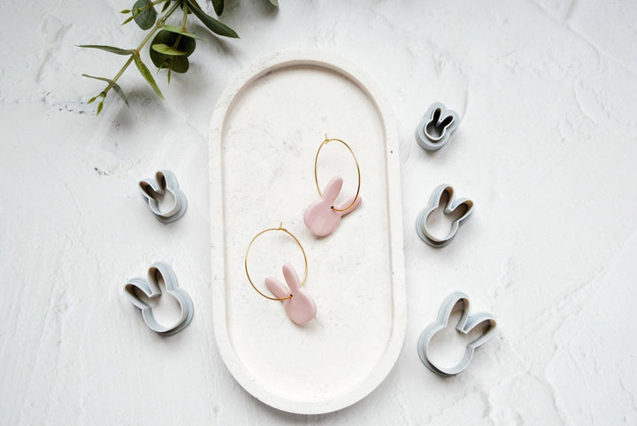 Bunny Polymer Clay Cutter: Earring & Cookie DIY - 3D Printed