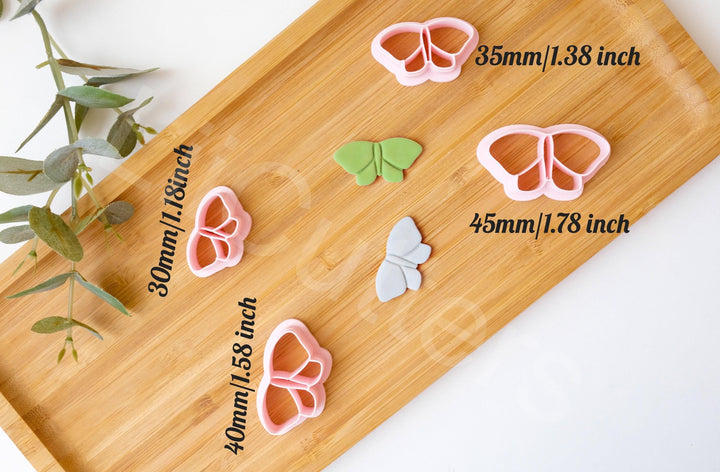 Butterfly Polymer Clay Cutter: Spring Earring Stamp (30-45mm)