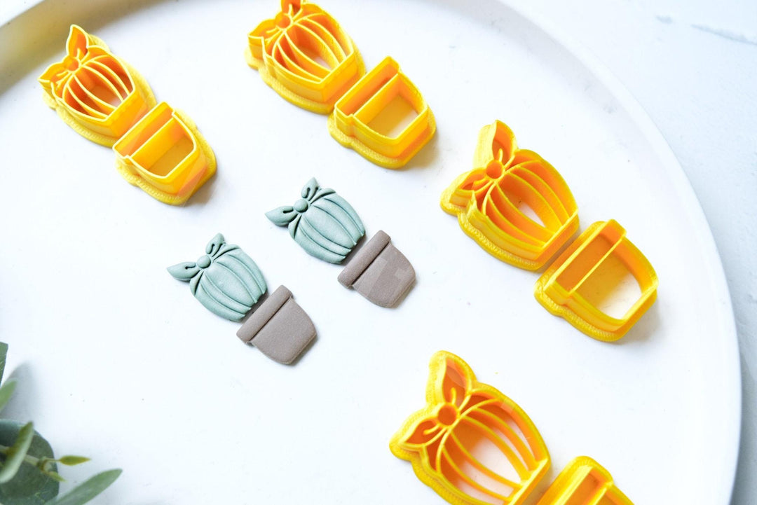 Cactus Clay Cutter: Headband Cactus Cookie & Earring Making Tool