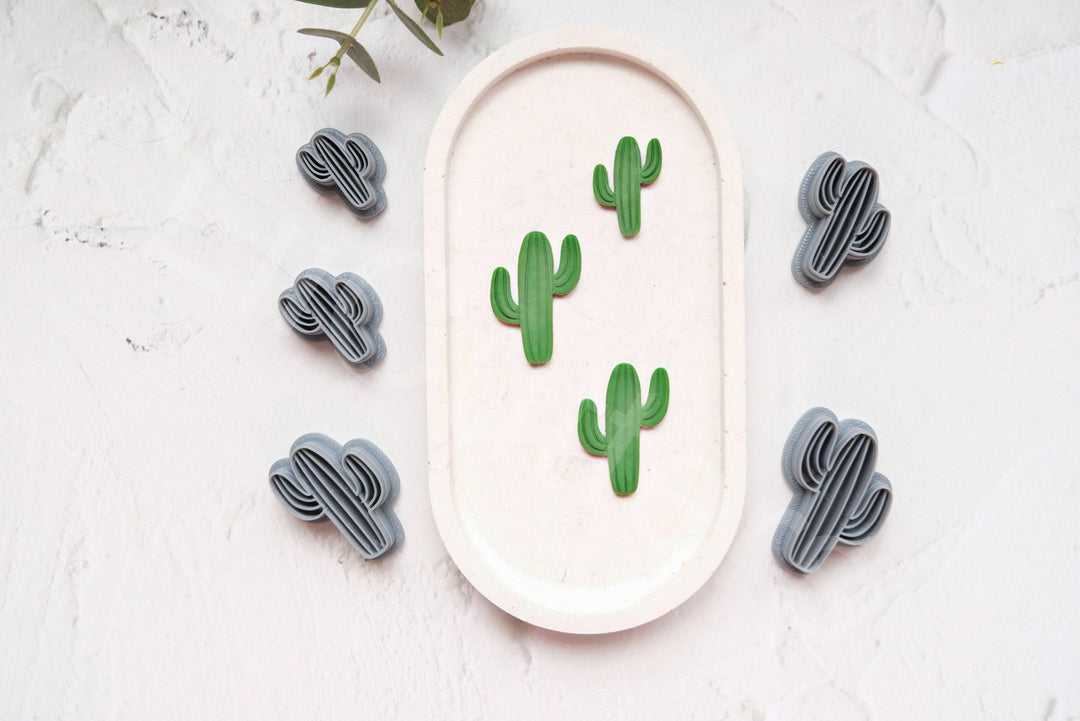 Cactus Clay Cutter – Cinco de Mayo Polymer Clay Earring Cutter, Fiesta Cactus Shape Mold, Southwestern Jewelry Making Tool