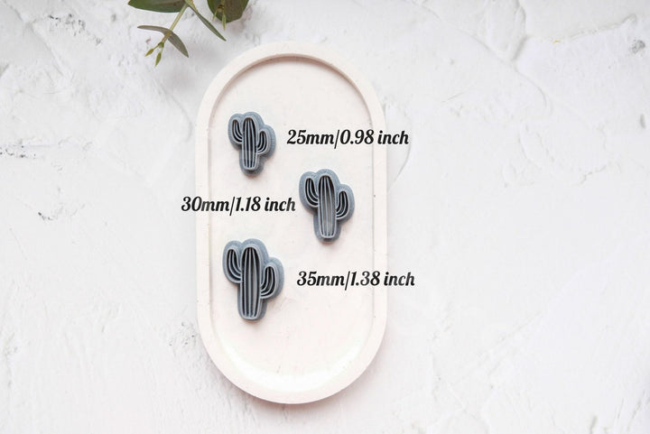 Cactus Clay Cutter – Cinco de Mayo Polymer Clay Earring Cutter, Fiesta Cactus Shape Mold, Southwestern Jewelry Making Tool