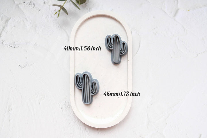 Cactus Clay Cutter – Cinco de Mayo Polymer Clay Earring Cutter, Fiesta Cactus Shape Mold, Southwestern Jewelry Making Tool