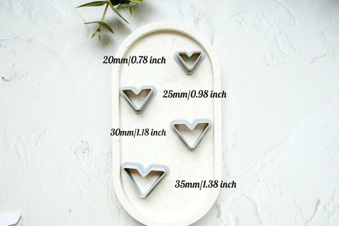 Chevron Polymer Clay Cutter: Geometric Earring Tool