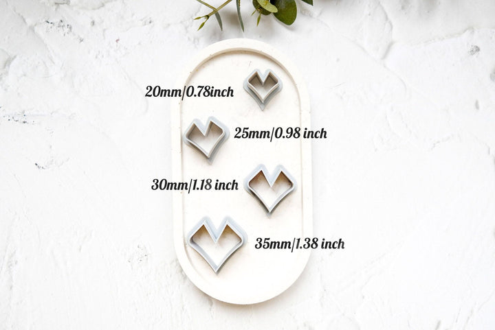 Chevron Polymer Clay Cutter: Geometric Earring Making Tool