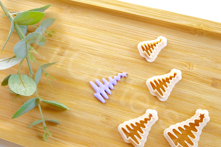 Christmas Tree Clay Cutter: Polymer Clay Earring Tool