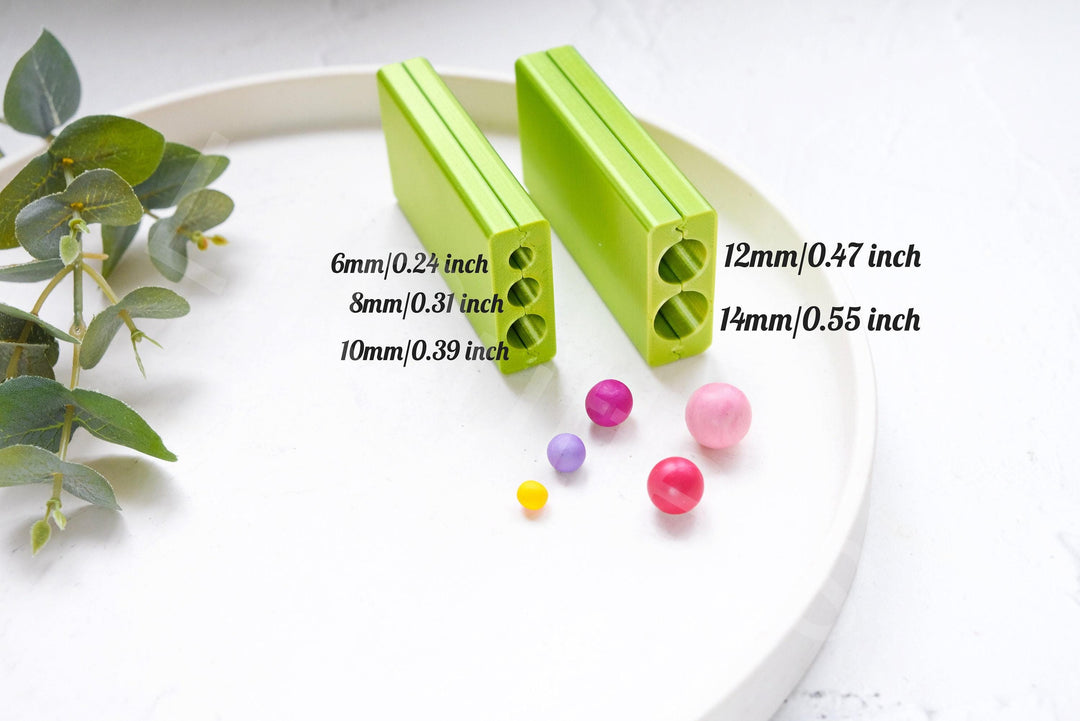 Circle Bead Roller: Polymer Clay Earring Making Tool, Bead roller for round shape, Round bead maker