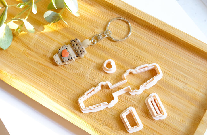 Coffee Cup Clay Cutter Set: Polymer Clay Earring, Keychain Cutters (35-45mm)