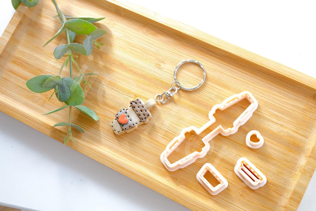 Coffee Cup Clay Cutter Set: Polymer Clay Earring, Keychain Cutters (35-45mm)
