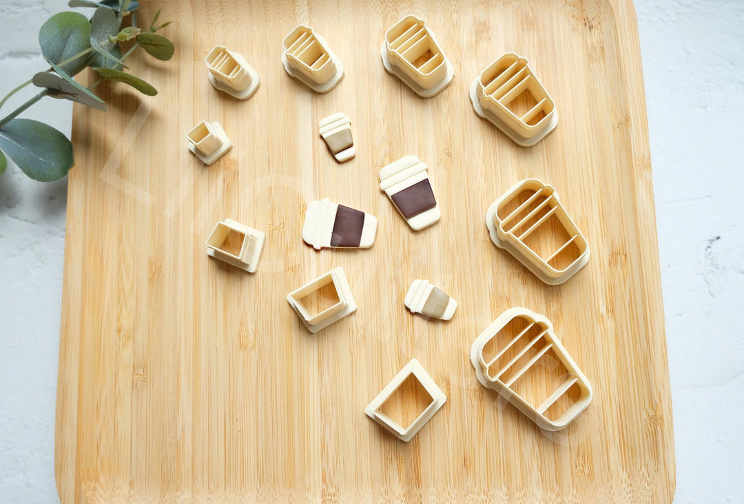 Coffee Cup Polymer Clay Cutter: Latte Earring DIY