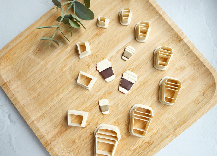 Coffee Cup Polymer Clay Cutter: Latte Earring DIY