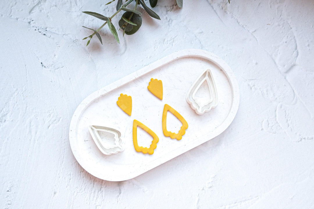 Moroccan Dangle Polymer Clay Cutter Set | Boho Earring Shapes & Jewelry Making Tools