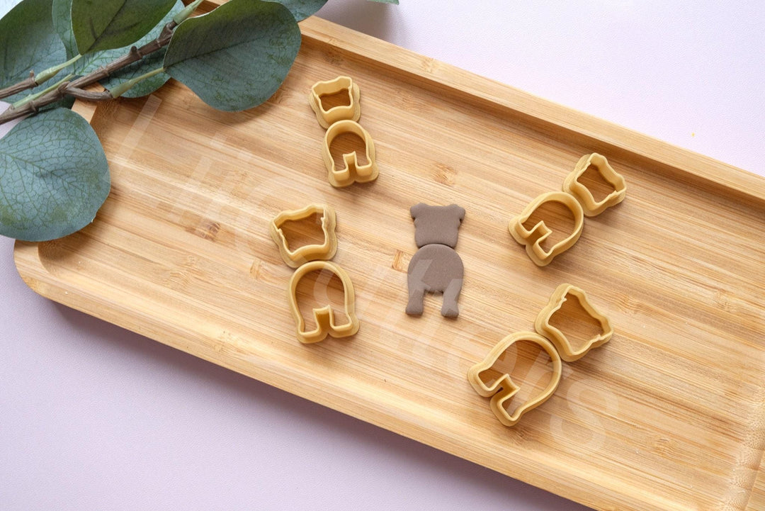 3D Printed Dog Cutter Set: Clay, Biscuit, Earring Cutters (25-40mm)