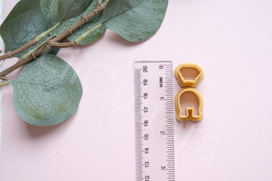 Dog Polymer Clay Cutter: Earring, Fondant & Cookie Cutter