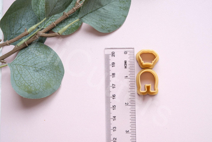 Dog Polymer Clay Cutter: Earring, Fondant & Cookie Cutter