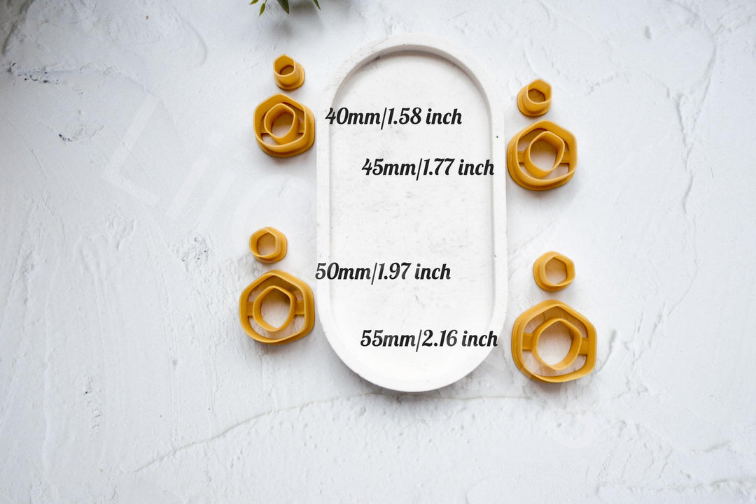 Donut Polymer Clay Cutter: 3D Printed Earring, Biscuit, Hair Clip Mold