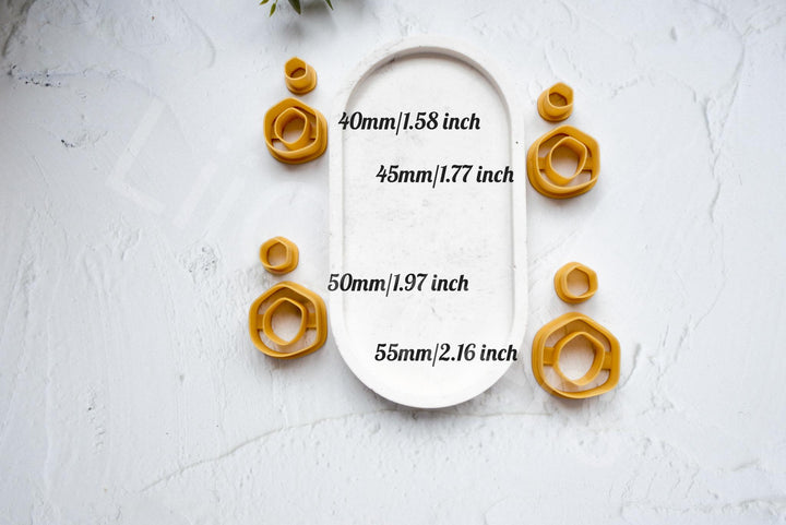 Donut Polymer Clay Cutter: 3D Printed Earring, Biscuit, Hair Clip Mold