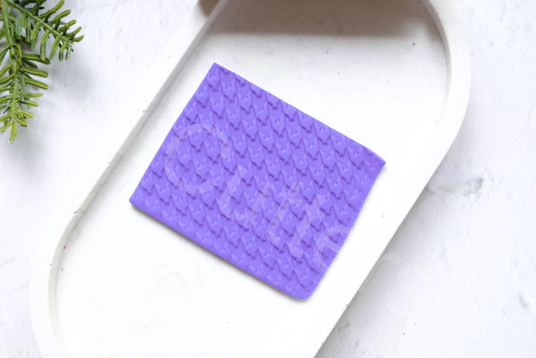 Houndstooth Fabric Pattern Clay Roller: Polymer Clay Texture